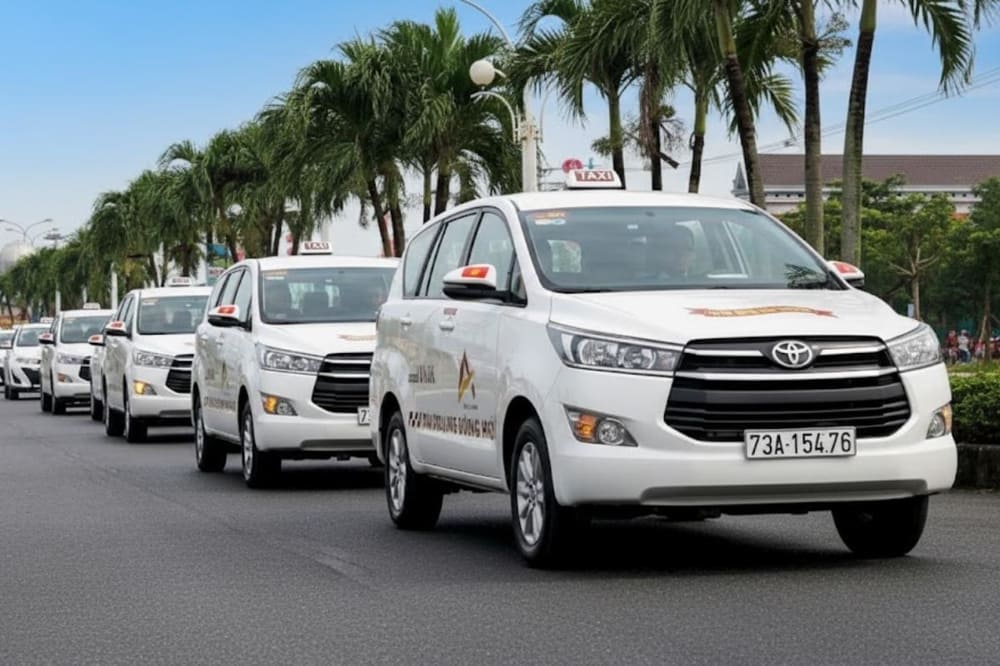 Tại Quảng Bình có nhiều hãng taxi uy tín hoạt động.